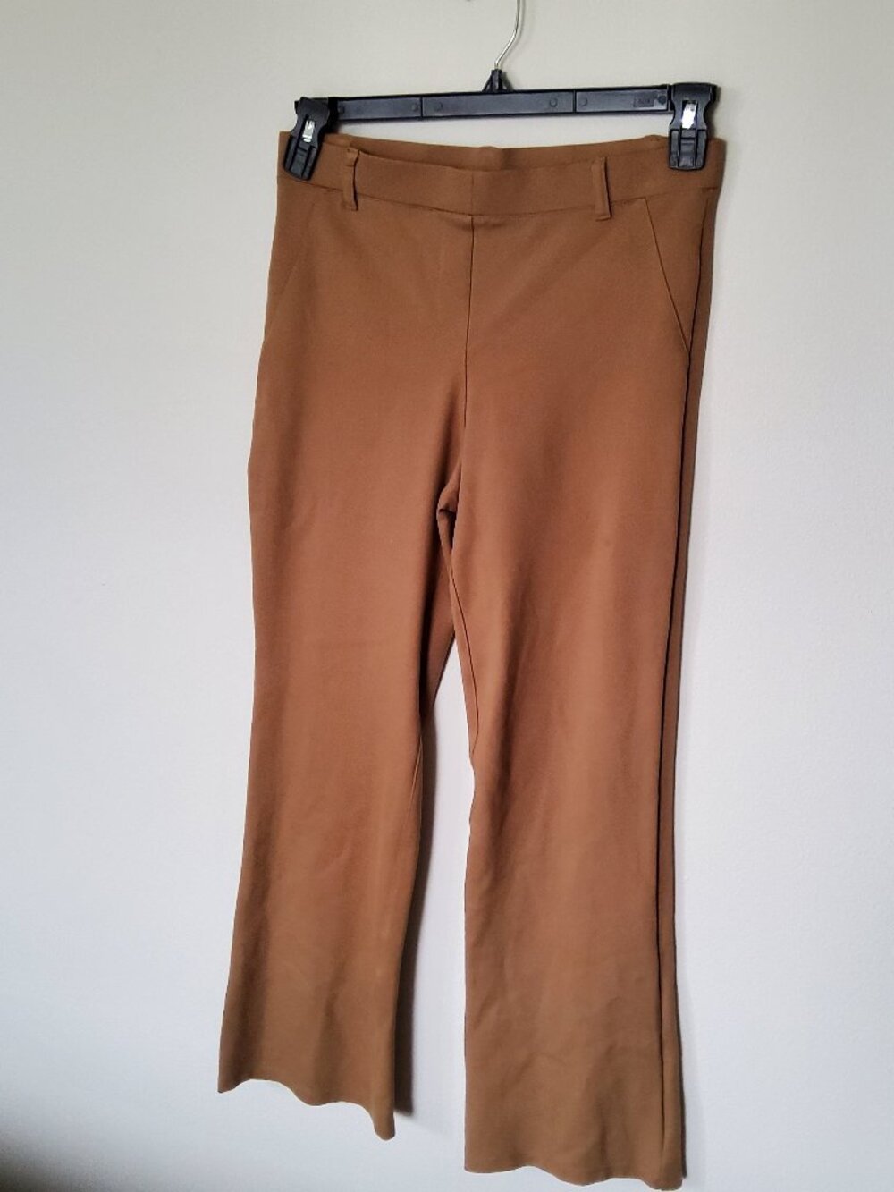 Quince Camel Brown pullon stretch Dress Pants size M